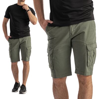 Inny producent Spodenki Męskie Khaki Materiałowe Cienkie Bawełna 100% 38 Oliwkowy Inny producent Spodenki Męskie Khaki Materiałowe Cienkie Bawełna 100% 38 Oliwkowy