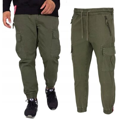 Alpha Industries Pants Ripstop Jogger - Oliwkowozielony - XL - pants Alpha Industries Pants Ripstop Jogger - Oliwkowozielony - XL - pants
