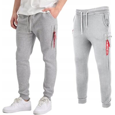 Spodnie Alpha Industries NASA Jogger 118369 Szare Spodnie Alpha Industries NASA Jogger 118369 Szare