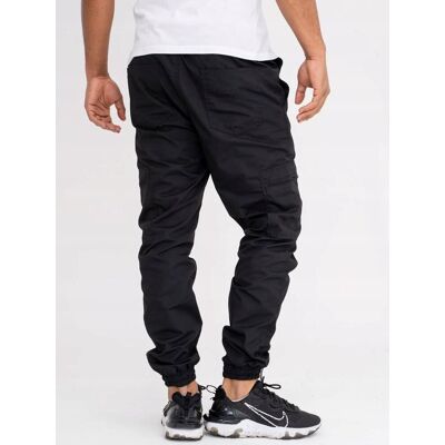 SPODNIE BOJÓWKI JOGGER MATERIAŁOWE Jigga Wear Ripstop Cargo CZARNE 3XL SPODNIE BOJÓWKI JOGGER MATERIAŁOWE Jigga Wear Ripstop Cargo CZARNE 3XL