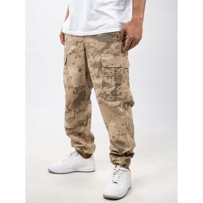 Jigga Wear Spodnie Bojówki Męskie Taktyczne Polowe Militarne Brązowe Jigga Moro L Jigga Wear Spodnie Bojówki Męskie Taktyczne Polowe Militarne Brązowe Jigga Moro L