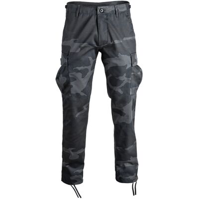 Mil-Tec Spodnie Bojówki Us Ranger Hose Typ Bdu ' Straight Cut ' Blackcamo-Xl Mil-Tec Spodnie Bojówki Us Ranger Hose Typ Bdu ' Straight Cut ' Blackcamo-Xl