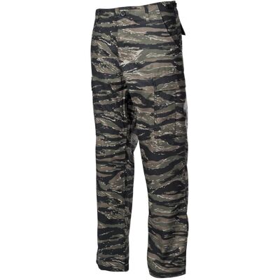 MFH - Max Fuchs Spodnie Bojówki Us Wzmacniane Tiger Stripe Xxl MFH - Max Fuchs Spodnie Bojówki Us Wzmacniane Tiger Stripe Xxl
