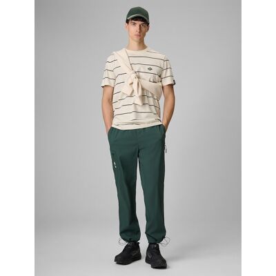Spodnie casual joggery męskie 4F 4FRSS26TTROM1915-40S Zielony XL Spodnie casual joggery męskie 4F 4FRSS26TTROM1915-40S Zielony XL