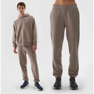 Spodnie Dresowe 4F Uniseks Dresy Joggery Brązowe 4FWAW24TTROU0826 M Brązowy Spodnie Dresowe 4F Uniseks Dresy Joggery Brązowe 4FWAW24TTROU0826 M Brązowy