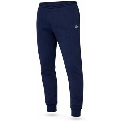 Spodnie dresowe męskie Lacoste XH9624 Slim Fit granatowe z logo, Rozmiar XXL Spodnie dresowe męskie Lacoste XH9624 Slim Fit granatowe z logo, Rozmiar XXL
