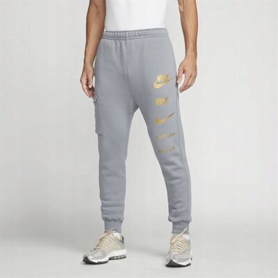 Spodnie Dresowe Męskie szare Nike DRI-FIT treningowe FJ0550-065 r. L Spodnie Dresowe Męskie szare Nike DRI-FIT treningowe FJ0550-065 r. L