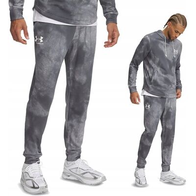 Spodnie Dresowe Męskie Under Armour Jogger Printed 1390143 R. L Spodnie Dresowe Męskie Under Armour Jogger Printed 1390143 R. L