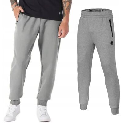 inna (Inny) Spodnie dresowe PITBULL New Brushed Fleece Group Hatton Szary Melanż 3XL inna (Inny) Spodnie dresowe PITBULL New Brushed Fleece Group Hatton Szary Melanż 3XL