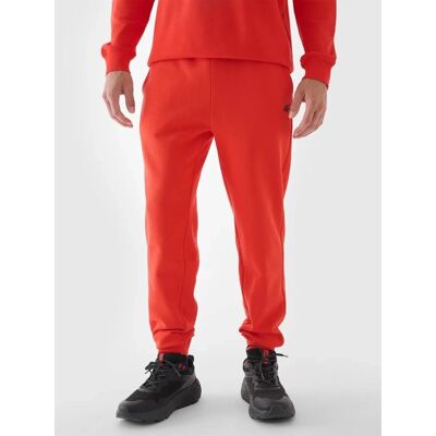 Spodnie dresowe ze ściągaczem męskie 4F 4FWMM00TTROM0943-70S Czerwony Spodnie dresowe ze ściągaczem męskie 4F 4FWMM00TTROM0943-70S Czerwony