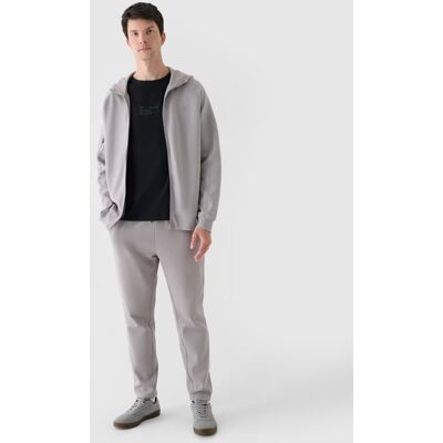 Spodnie joggery dresowe męskie 4F 4FRAW24TTROM1170-27S Szary Spodnie joggery dresowe męskie 4F 4FRAW24TTROM1170-27S Szary