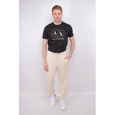 Giorgio Armani Spodnie męskie Armani Exchange 3DZPAA ZJUBZ kremowy - XXL Giorgio Armani Spodnie męskie Armani Exchange 3DZPAA ZJUBZ kremowy - XXL