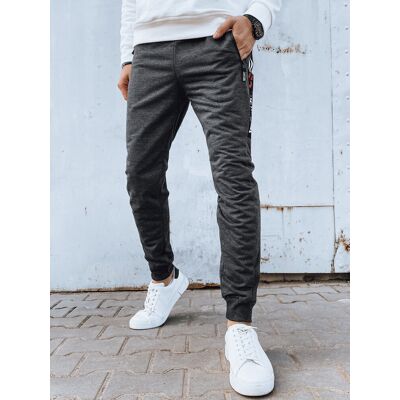 Spodnie męskie dresowe ciemnoszare Dstreet UX4271-2XL/3XL Spodnie męskie dresowe ciemnoszare Dstreet UX4271-2XL/3XL