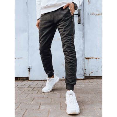 Spodnie męskie dresowe ciemnoszare Dstreet UX4279-2XL/3XL Spodnie męskie dresowe ciemnoszare Dstreet UX4279-2XL/3XL