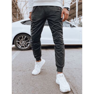 Spodnie męskie dresowe joggery ciemnoszare Dstreet UX4123-2XL/3XL Spodnie męskie dresowe joggery ciemnoszare Dstreet UX4123-2XL/3XL