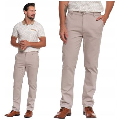 Spodnie Męskie Eleganckie Chinosy Prosta Nogawka Wygodne Moraj R. 31 Spodnie Męskie Eleganckie Chinosy Prosta Nogawka Wygodne Moraj R. 31