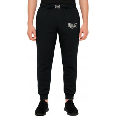 SPODNIE męskie EVERLAST sportowe SPD002-01 dresowe czarne bawełniane 3XL 3XL SPODNIE męskie EVERLAST sportowe SPD002-01 dresowe czarne bawełniane 3XL 3XL