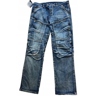 Inny producent Spodnie Męskie Jeansy Dużo Kieszeni R. Xl 34 Proste Regular Volero M-04 Inny producent Spodnie Męskie Jeansy Dużo Kieszeni R. Xl 34 Proste Regular Volero M-04