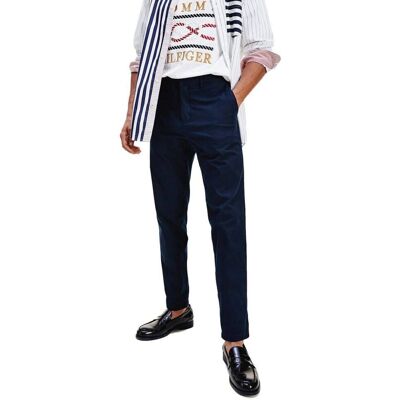 Spodnie męskie Tommy Hilfiger Tapered Th Cool Chino materiałowe casualowe-W28 Spodnie męskie Tommy Hilfiger Tapered Th Cool Chino materiałowe casualowe-W28
