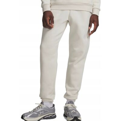 SPODNIE męskie UNDER ARMOUR 1373882-110 dresowe beżowe bawełniane ciepłe S S SPODNIE męskie UNDER ARMOUR 1373882-110 dresowe beżowe bawełniane ciepłe S S