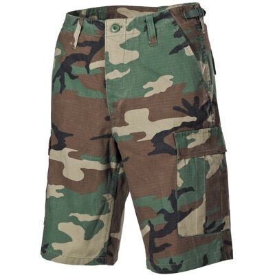 MFH - Max Fuchs Spodnie Us Bermuda Bdu Rip Stop Woodland-Stonewashed Xl MFH - Max Fuchs Spodnie Us Bermuda Bdu Rip Stop Woodland-Stonewashed Xl