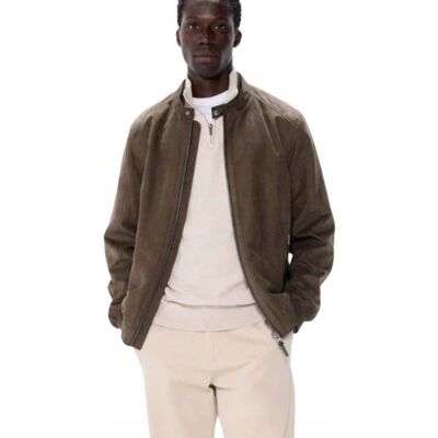 Inny producent SPRINGFIELD KLASYCZNA KURTKA BOMBER ZAMSZOWA KHAKI XXL J5C Inny producent SPRINGFIELD KLASYCZNA KURTKA BOMBER ZAMSZOWA KHAKI XXL J5C