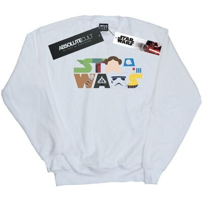 Disney Star Wars Męska Bluza Z Logo Postaci (XXL (193cm) / Ciepły Biały) Disney Star Wars Męska Bluza Z Logo Postaci (XXL (193cm) / Ciepły Biały)
