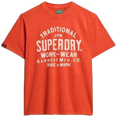 Superdry Machined Goods Workwear koszulka Męska Superdry Machined Goods Workwear koszulka Męska