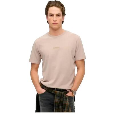 Superdry Micro Graphique T-Shirt Męski Beżowy Superdry Micro Graphique T-Shirt Męski Beżowy
