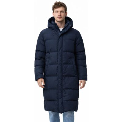 SUPERDRY PIKOWANA KURTKA Z KAPTUREM W KOLORZE GRANATOWYM L I4A SUPERDRY PIKOWANA KURTKA Z KAPTUREM W KOLORZE GRANATOWYM L I4A