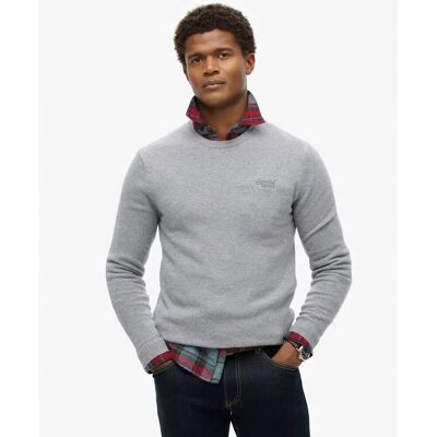 Inny producent SUPERDRY SZARY MĘSKI SWETER Z OKRĄGŁYM DEKOLTEM Z WEŁNĄ I BAWEŁNĄ XL FTA Inny producent SUPERDRY SZARY MĘSKI SWETER Z OKRĄGŁYM DEKOLTEM Z WEŁNĄ I BAWEŁNĄ XL FTA