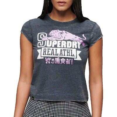 Superdry Varsity Burnout T-Shirt Superdry Varsity Burnout T-Shirt