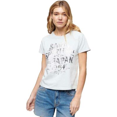 Superdry Workwear Slim Fit T-shirt damski Superdry Workwear Slim Fit T-shirt damski