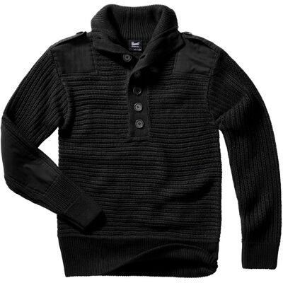 Brandit sweter ALPINE PULLOVER BLACK-XXL Brandit sweter ALPINE PULLOVER BLACK-XXL