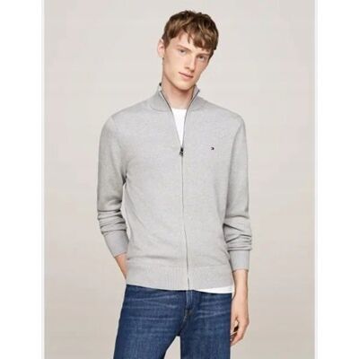 Sweter FULL ZIP Tommy Hilfiger Szary r. L Sweter FULL ZIP Tommy Hilfiger Szary r. L