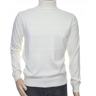 Inny producent Sweter golf męski z kaszmiru i wełny merynosów XL Inny producent Sweter golf męski z kaszmiru i wełny merynosów XL