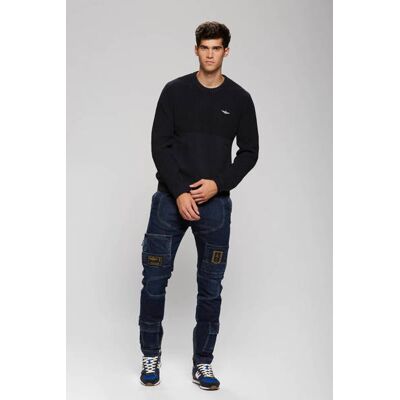 Sweter Męski Aeronautica Militare Blue Black - Xxxl Sweter Męski Aeronautica Militare Blue Black - Xxxl