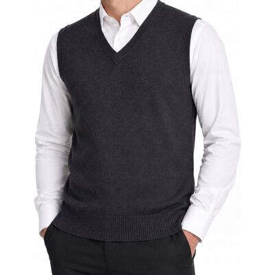 Inny producent Sweter męski bez rękawów bezrękawnik pulower kamizelka męska z kaszmirem M Inny producent Sweter męski bez rękawów bezrękawnik pulower kamizelka męska z kaszmirem M