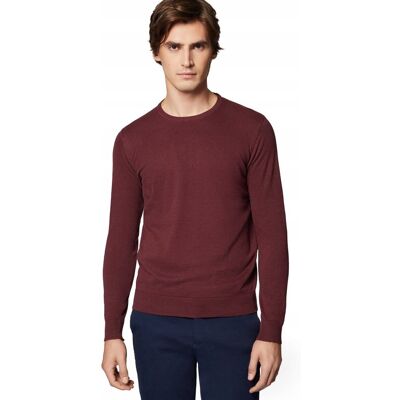 Sweter Męski Bordowy Bawełniany O-Neck Próchnik Pm8 Xl Sweter Męski Bordowy Bawełniany O-Neck Próchnik Pm8 Xl