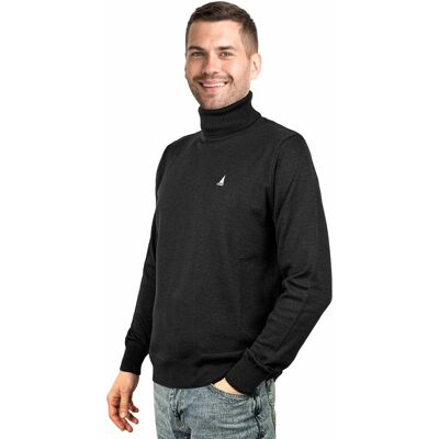 Captain Mike Sweter męski golf czarny rozmiar 3XL Captain Mike Sweter męski golf czarny rozmiar 3XL