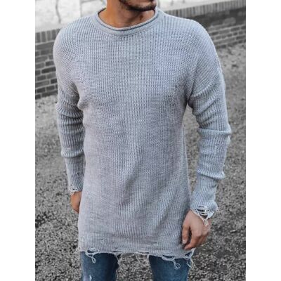 Sweter męski jasnoszary Dstreet WX1963-XL Sweter męski jasnoszary Dstreet WX1963-XL