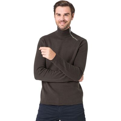 Inny producent Sweter męski Only & Son Luke Life golf bawełniany khaki-S Inny producent Sweter męski Only & Son Luke Life golf bawełniany khaki-S
