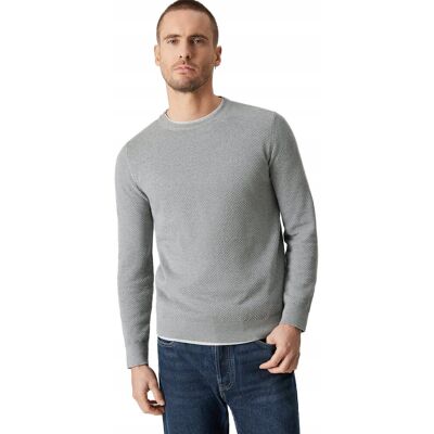 Sweter Męski Szary Bawełniany O-Neck Próchnik Pm17 L Sweter Męski Szary Bawełniany O-Neck Próchnik Pm17 L