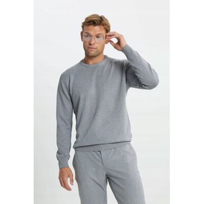 Inny producent SWETER MĘSKI SZARY MELANŻ Z OKRĄGŁYM DEKOLTEM WISKOZA POLIESTER 2XL 5GA* Inny producent SWETER MĘSKI SZARY MELANŻ Z OKRĄGŁYM DEKOLTEM WISKOZA POLIESTER 2XL 5GA*
