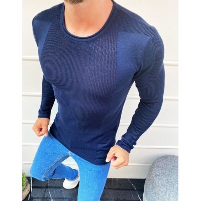 Dstreet Sweter męski wkładany przez głowę granatowy WX1586-XL Dstreet Sweter męski wkładany przez głowę granatowy WX1586-XL