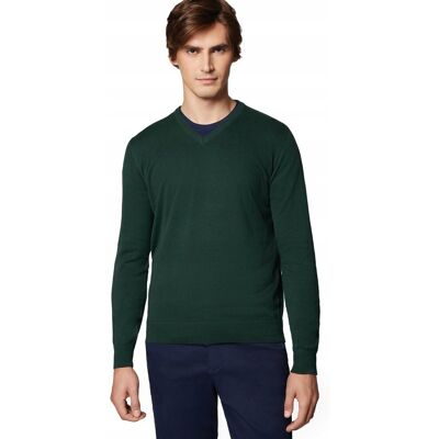 Sweter Męski Zielony Bawełniany V-Neck Próchnik Pm7 3xl Sweter Męski Zielony Bawełniany V-Neck Próchnik Pm7 3xl