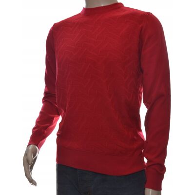 Inny producent Sweter sweterek męski czerwony z kaszmirem XL 550 Inny producent Sweter sweterek męski czerwony z kaszmirem XL 550
