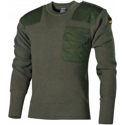 MFH - Max Fuchs Sweter Wojskowy Bw Oliwkowy 48 MFH - Max Fuchs Sweter Wojskowy Bw Oliwkowy 48