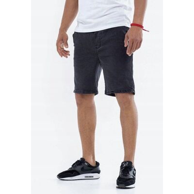 Szorty Krótkie Spodenki Jeansowe Męskie Sprane Czarne Modne Jigga Wear M Szorty Krótkie Spodenki Jeansowe Męskie Sprane Czarne Modne Jigga Wear M