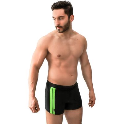 Spin Szorty męskie czarny jasny zielony 4XL Spin Szorty męskie czarny jasny zielony 4XL